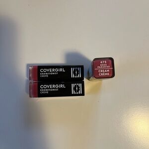 3 New Covergirl Exhibitionist Crème Lipstick 475 Rose Paradise